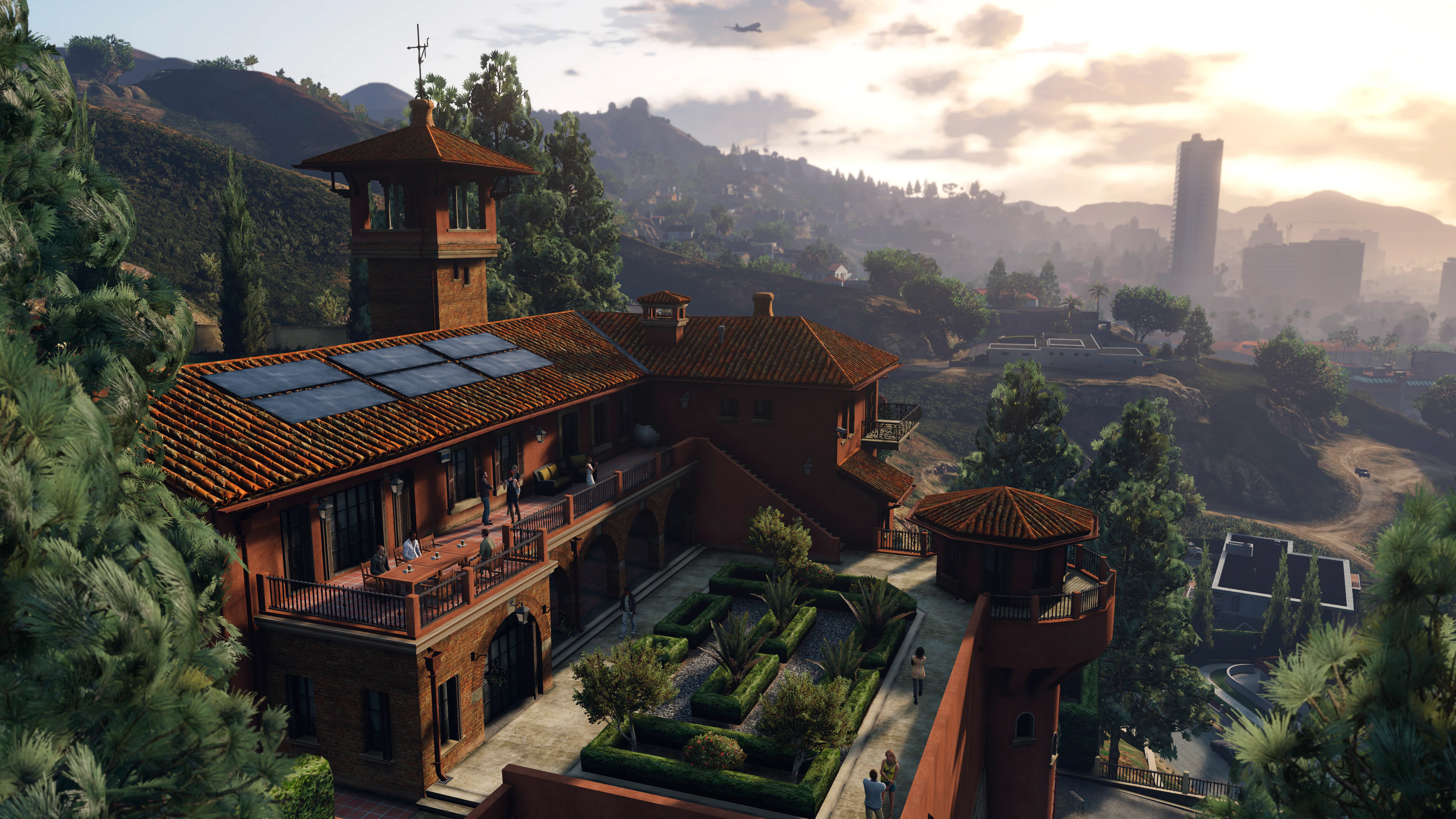 A historic hillside property overlooking the Los Santos production district